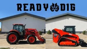 2026 Kioti lineup featuring TL750 track loader and DK series tractor at ReadyDig