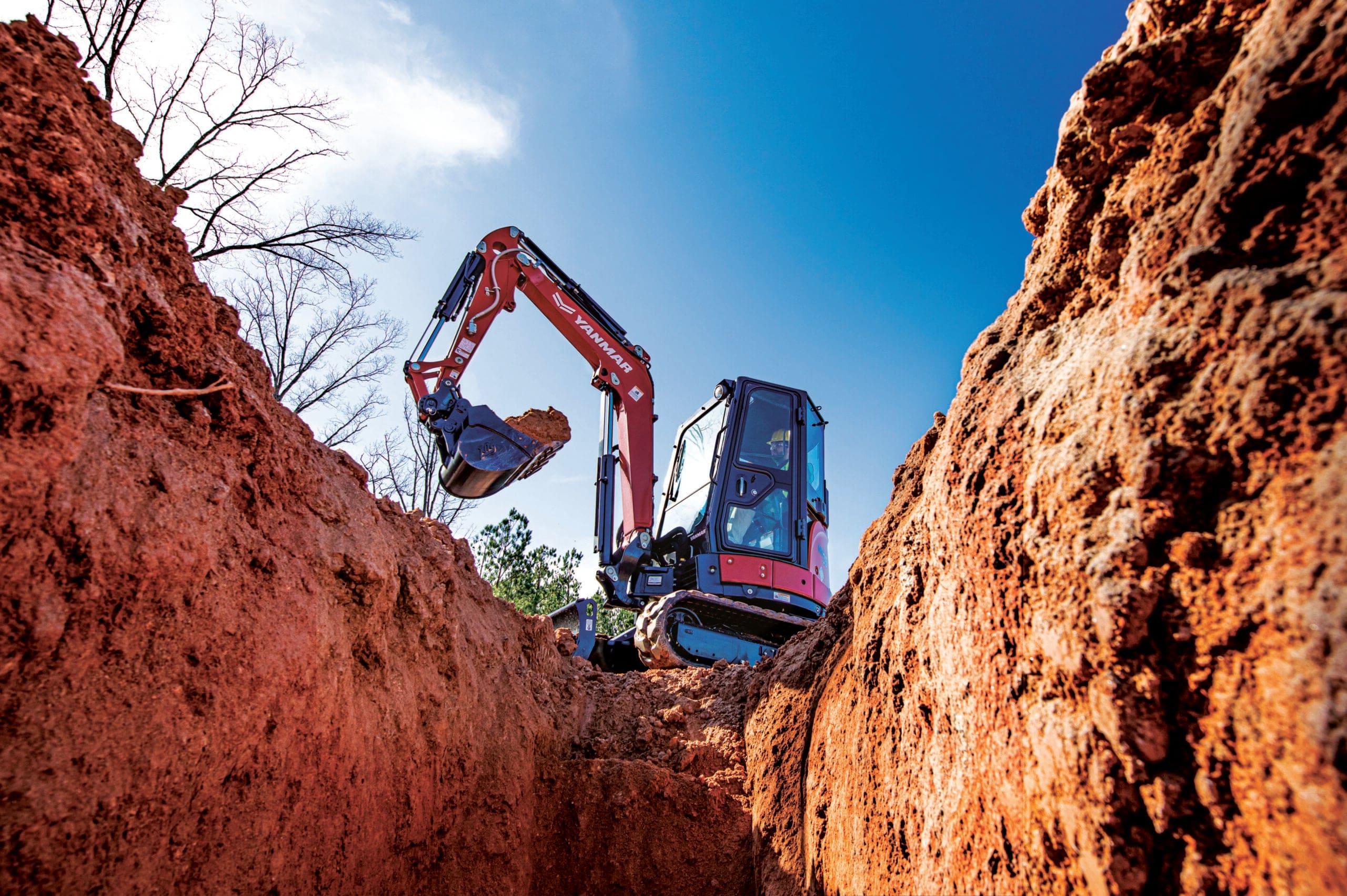 Yanmar ViO35 mini excavator