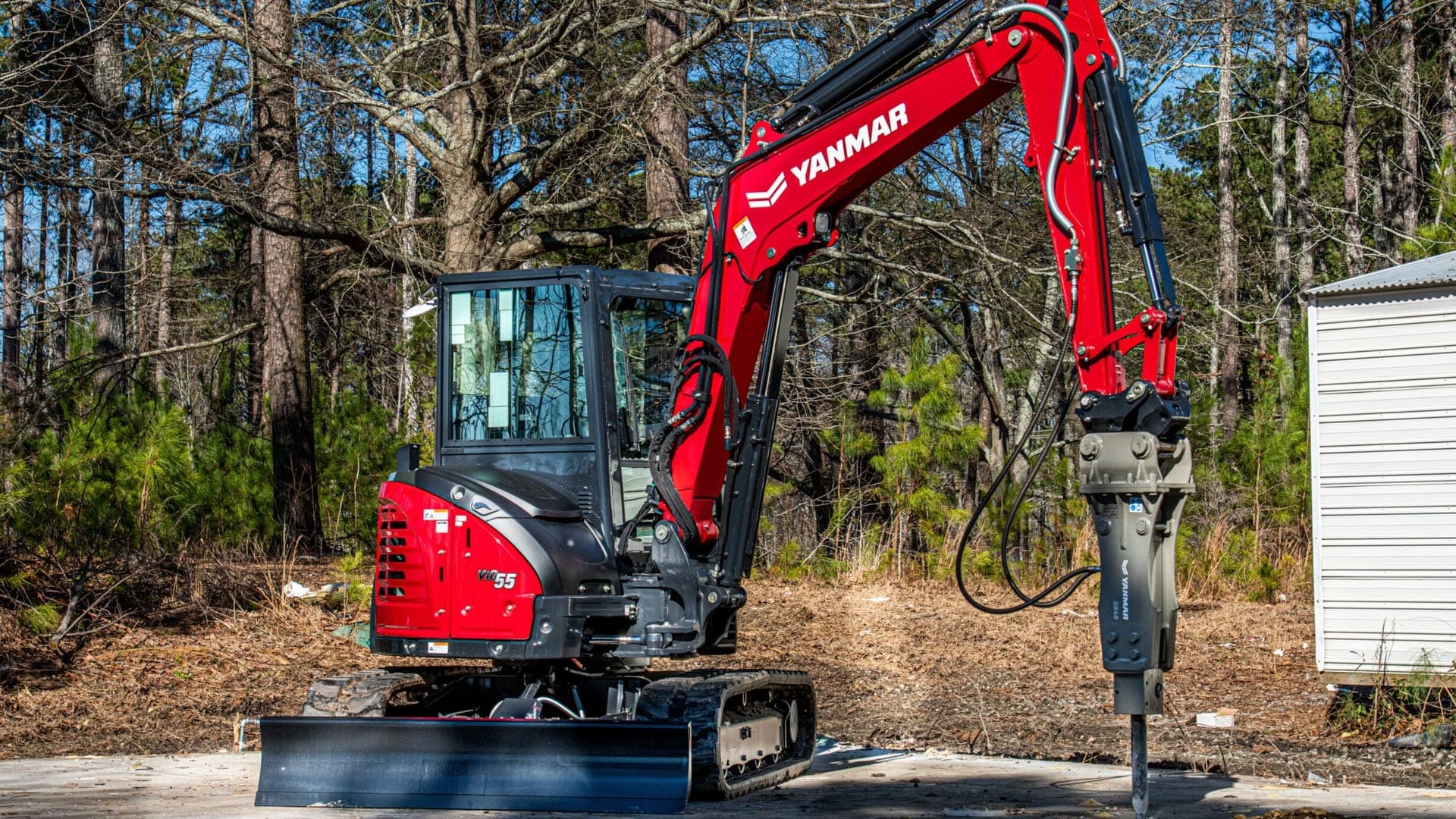 Yanmar ViO55 mini excavator